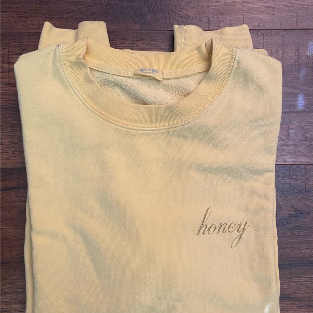 Brandy Melville honey crewneck